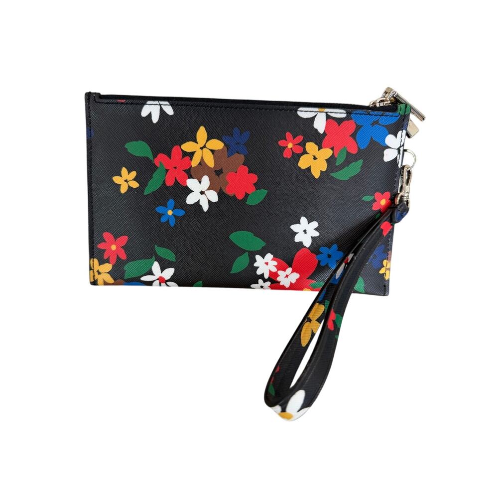 NWOT Kate Spade New York Staci Medium Double Zip Wristlet Sailing Floral - Picture 7 of 9